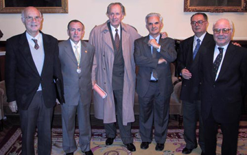 Rey Calero, Piédrola Angulo, Portera Sánchez, Sanz Esponera, Suárez Fernández y Domínguez Carmona